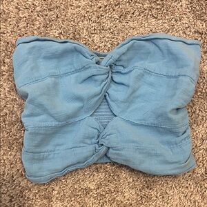 Blue Women's Crop Top